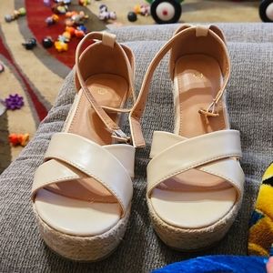 Beige sandals